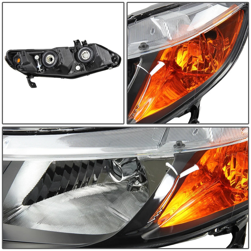 Smoked LED Fog Light Kit for Honda Civic FD 4DR (2006–2011)