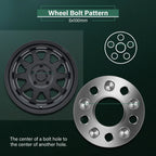 2X Wheel Spacers 5x100 1" 12x1.5 for Pontiac Grand Am Dodge Neon (1999–2005)