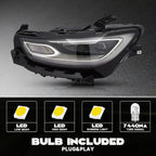 Full LED Projector Headlight w/DRL & Module for Chrysler Pacifica (2021–2026)