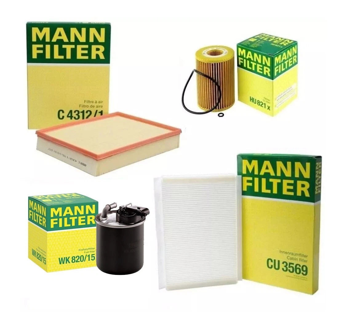 Mann 5-Pin Fuel Filter Kit for Benz Sprinter 2500 3500 (2010–2018)