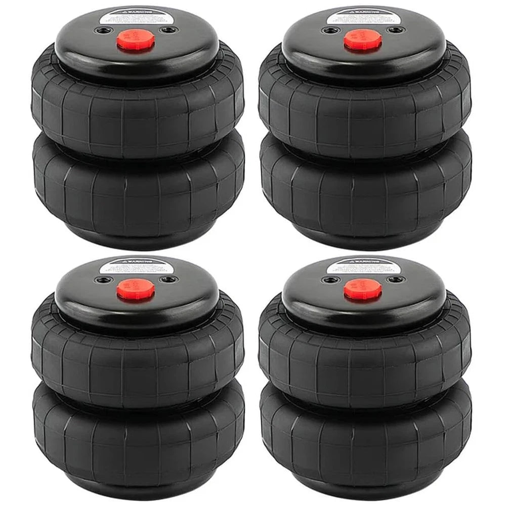 Set of 4 Air Suspension Spring Bags for Standard 2500lb (Single Port)