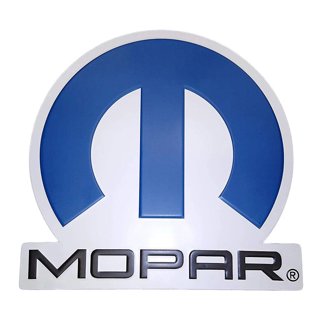 Mopar Embossed Hanging Sign for Garage Shop Man Cave (16" x 16")