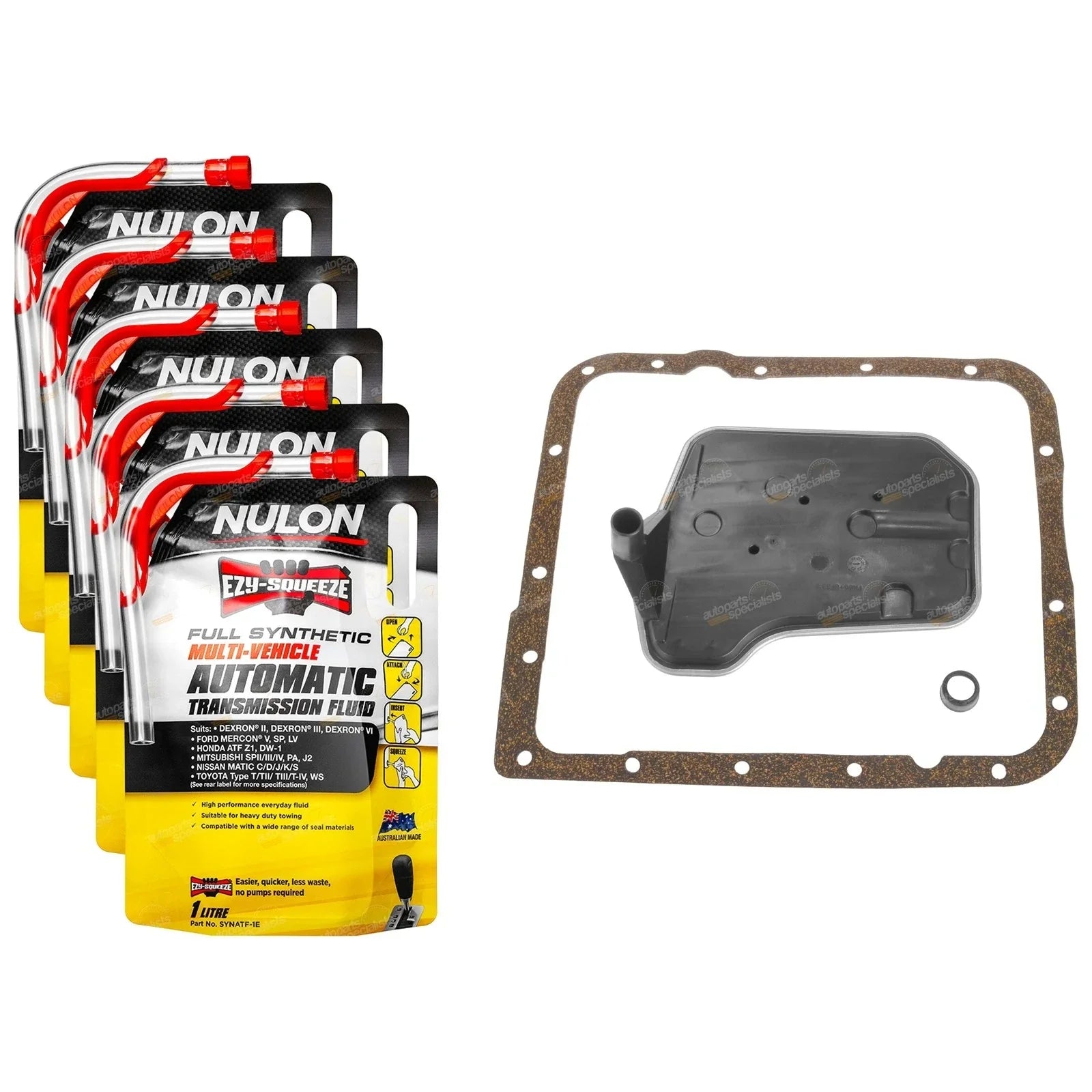 Auto Transmission Filter Kit + Fluid for Holden Commodore VR VS