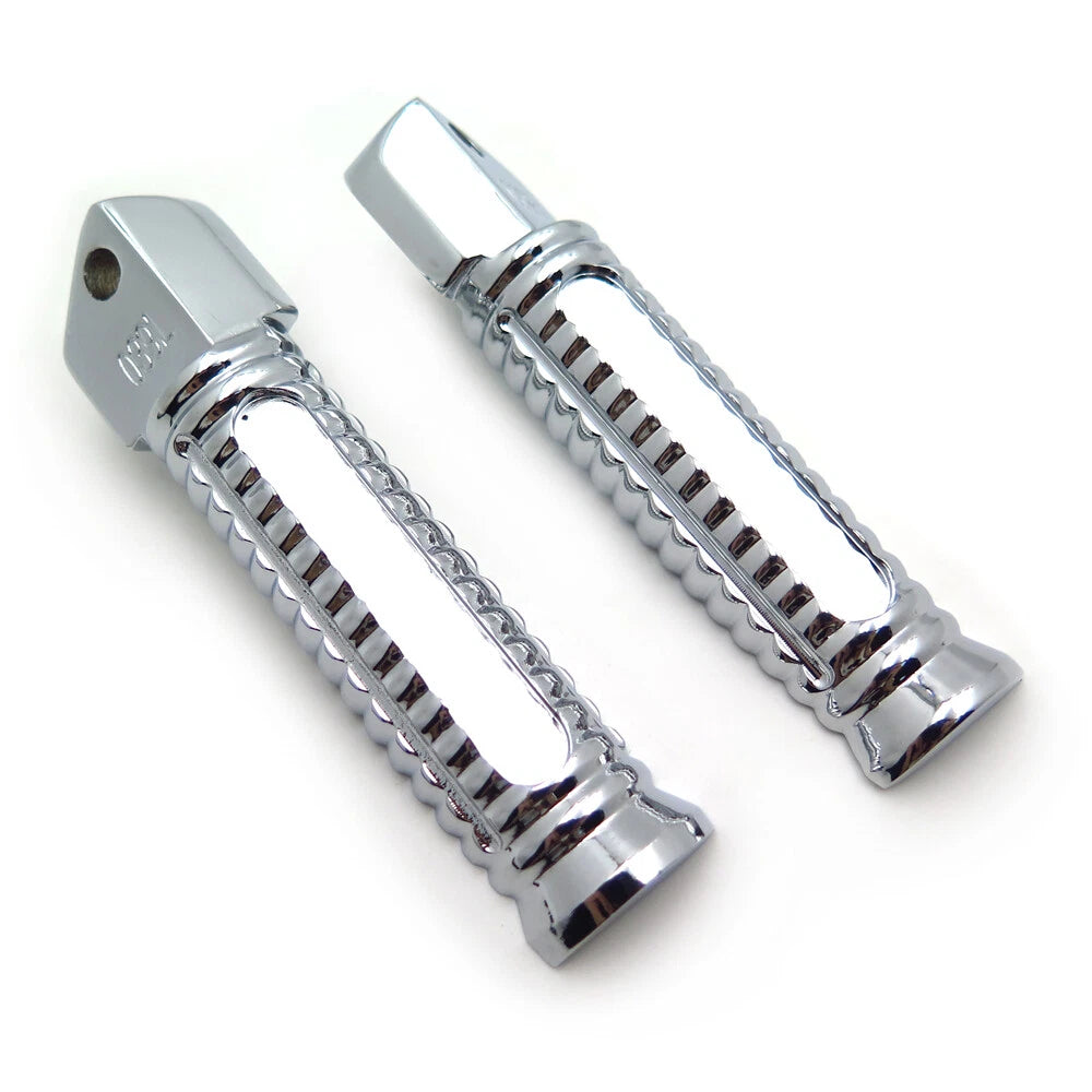 Front FootPegs for Suzuki GSX-R 600 750 1000 Hayabusa (2001–2023) Chrome