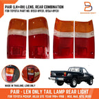Rear Tail Light Pair for Toyota Hilux Ute LN50 LN60 LN70 (1984-1988)