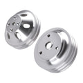 Aluminum 2&3 Groove Pulley Combo for Chevy Small Block 265-400 V8 (1967–1986)