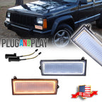 Switchback LED Front Turn Signal Lights for Jeep Cherokee Comanche (1984–1996)