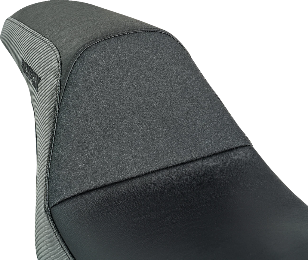 Drifter Seat for FXR (1982–2000) - Black Vinyl, Smooth, Black Logo