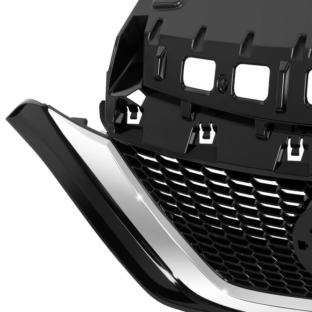 Chrome Front Grille with Badge Slot for Nissan Versa Note (2017–2019)