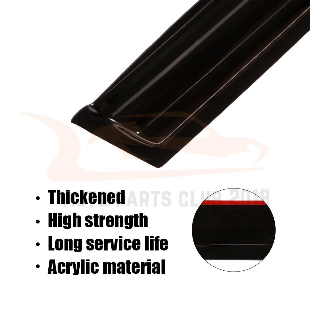 Set of 4 Tinted Window Visors for Honda Civic Sedan (2006–2011)