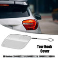 Tow Hook Eye Hole Cover for Mercedes-Benz GLK350 (2010–2015) Silver Tone