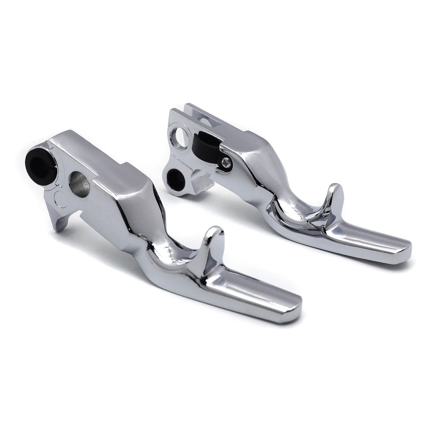 Brake Clutch Levers for Harley XL (1996–2003), Softail (1996–2012), Touring (1996–2007) Black Chrome