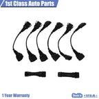 6pcs FSI Coil Conversion Harness & 2pcs ICM Delete Harness for Audi B5 (1996–2001)