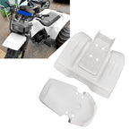 Front and Rear Fender Set for Honda ATC200X (1983–1985) - ABS Plastic White
