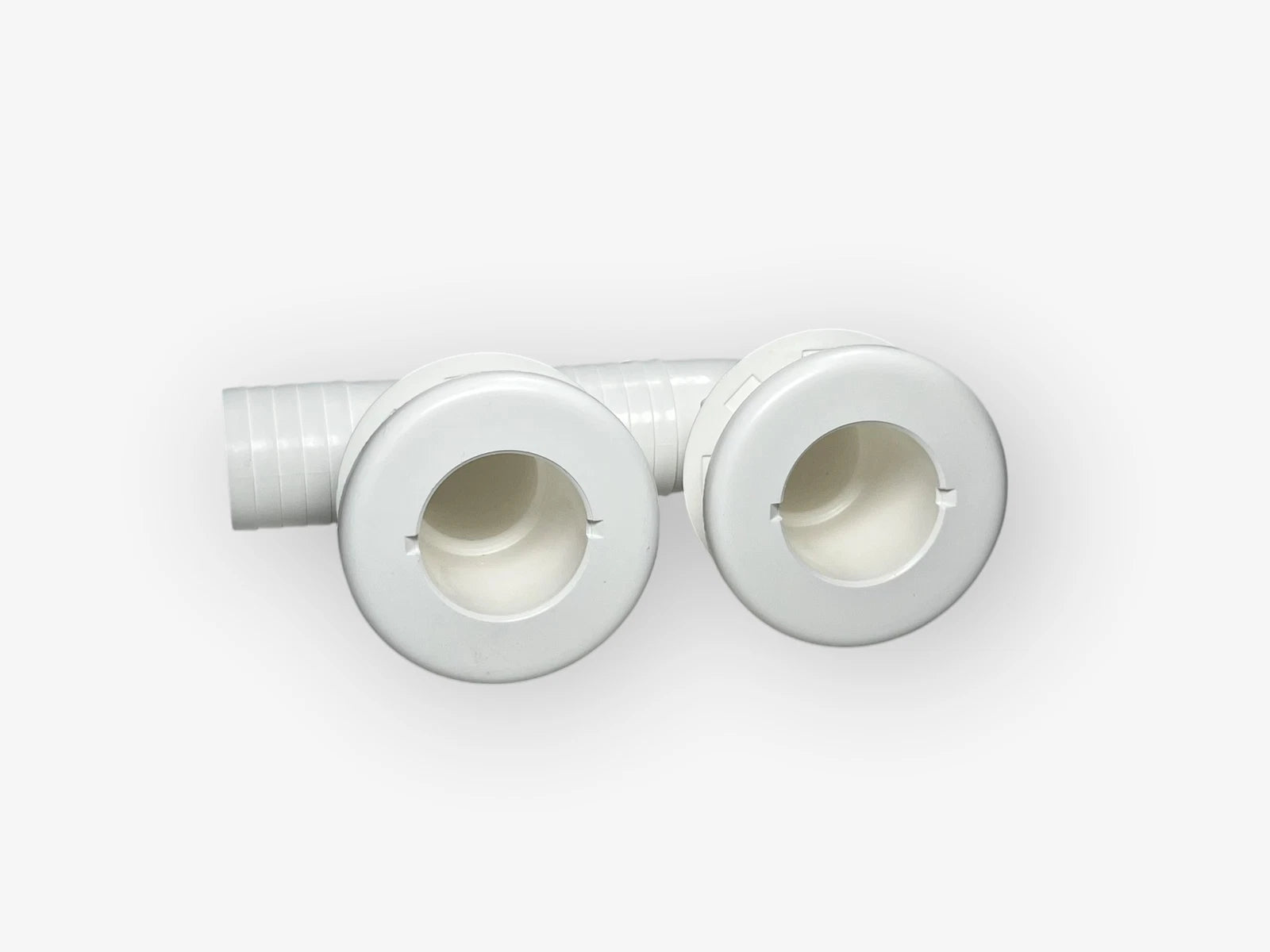 Set of 2 Thru Hull Fittings for TH Marine (TH-1592-B) 1.5in 90 Degree Barbed