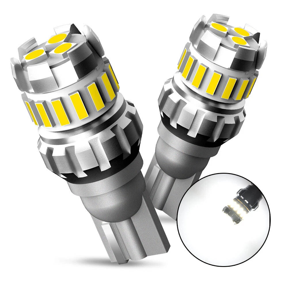 Set of 2 Super Bright White Canbus LED Backup Reverse Lights for Cars