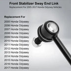2Pcs Front Sway Bar End Links for Honda Odyssey (2005-2017)