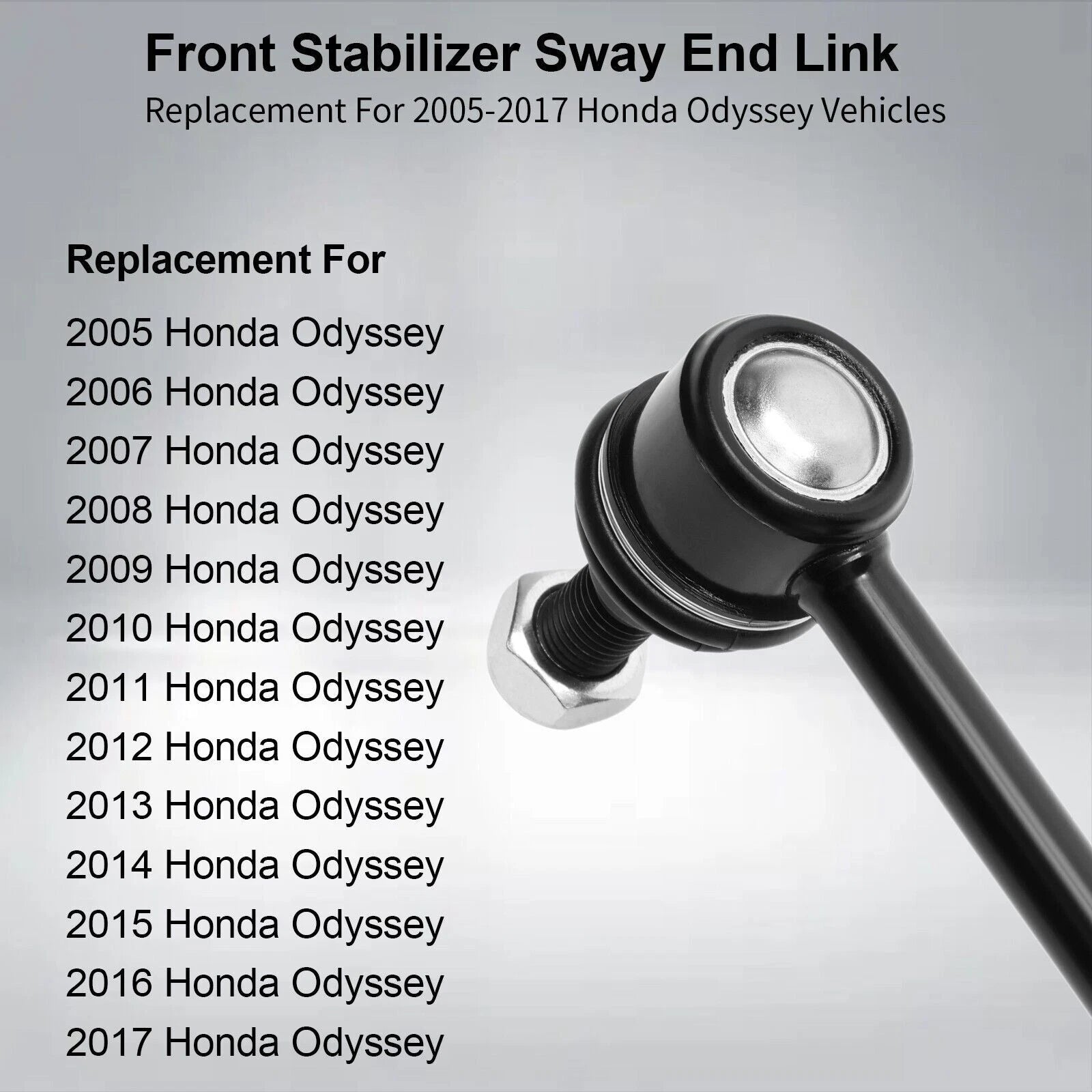 2Pcs Front Sway Bar End Links for Honda Odyssey (2005-2017)