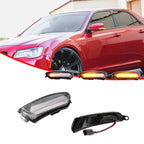 Clear Amber LED Side Mirror Signal Lights for Chrysler 300 (2011–2023)