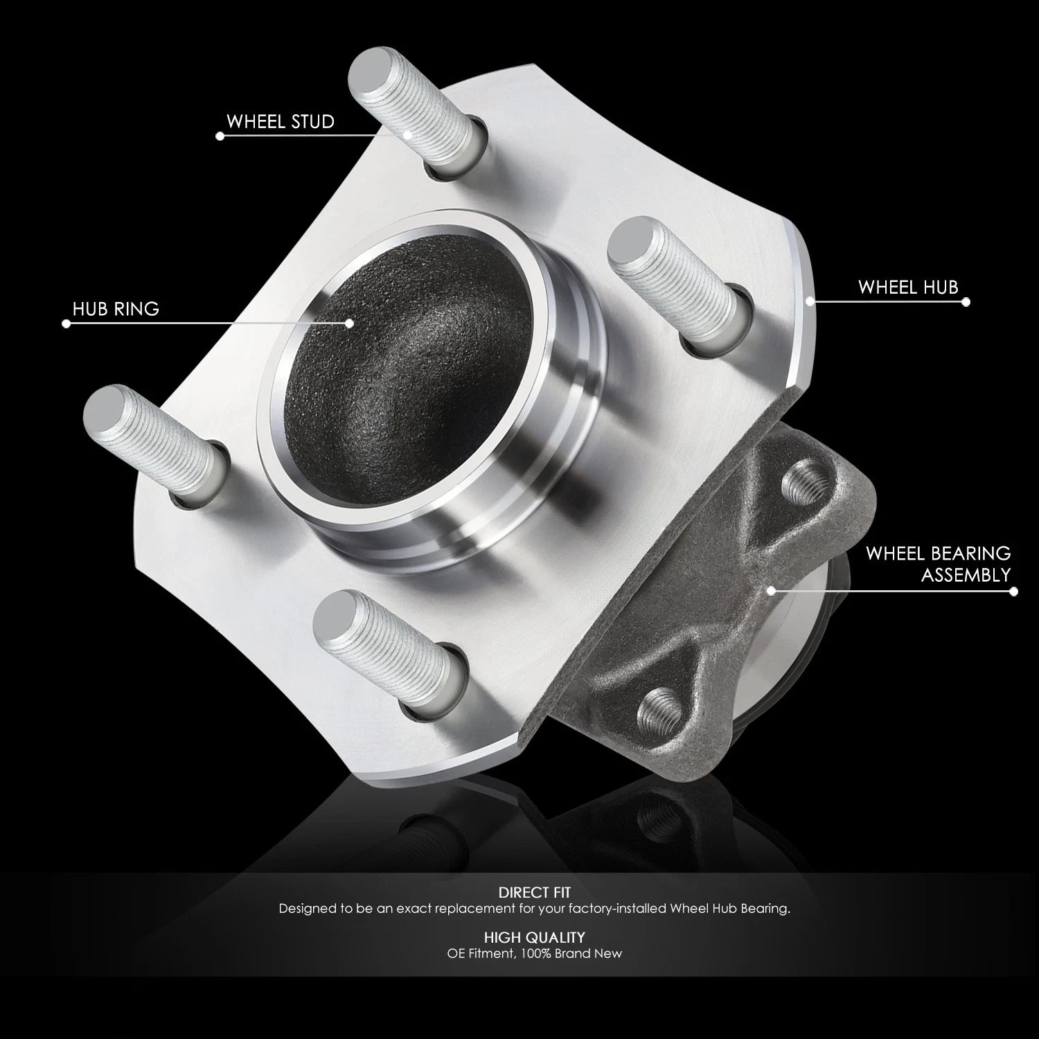 Wheel Bearing Hub for Nissan Versa (2007–2012) - Rear Left/Right