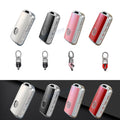 TPU Sand Leather Smart Key Shell with Keychain for Mazda (2014–2025)