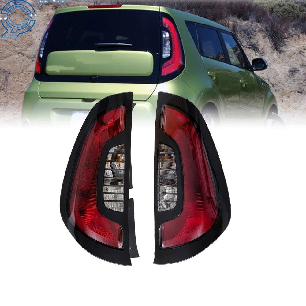 Set of 2 Halogen Tail Lights for Kia Soul (2014–2019)