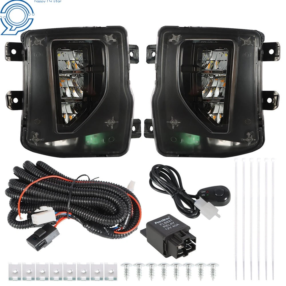 Set of 2 Fog Lights for Chevy Silverado (2016–2018)