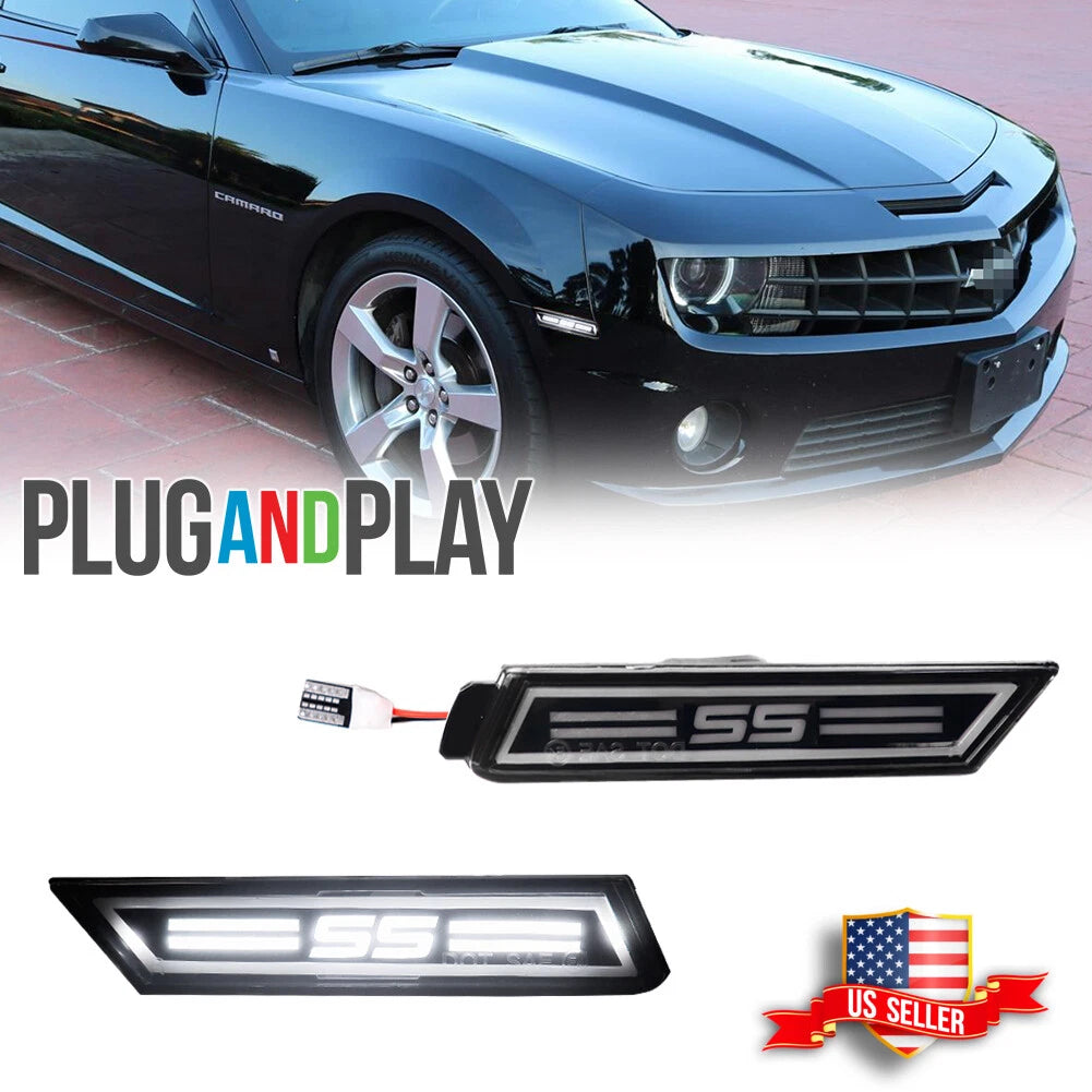 Set of 2 LED Side Marker Lights for Chevy Camaro (2010–2015)
