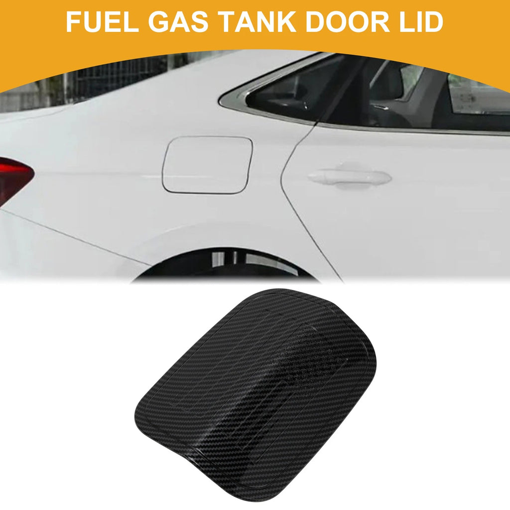 Fuel Tank Door Cap for Dodge Charger (2015–2023) Carbon Fiber Black