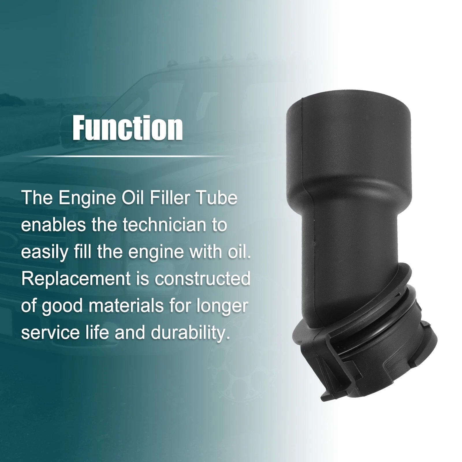 Engine Oil Filler Tube for Ford F150 F250 F350 F450 (2004–2018) 3L3Z6763DA