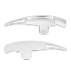 Pair Silver Tone Steering Wheel Shift Paddle for Mercedes Benz AMG A45 (2014)