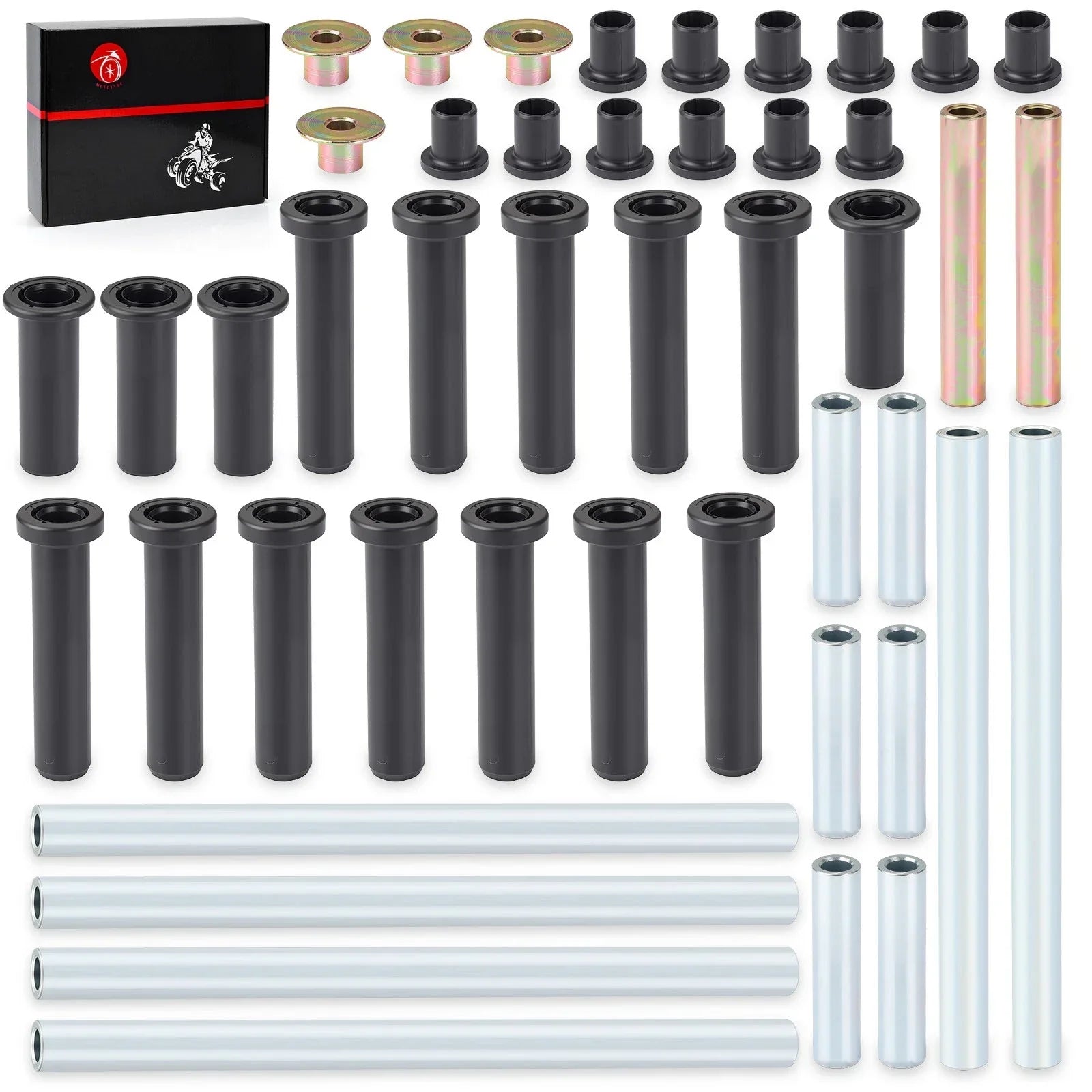 Heavy Duty Front & Rear A-Arm Bushing Kit for Polaris RZR 800 S 4 (2008–2014)
