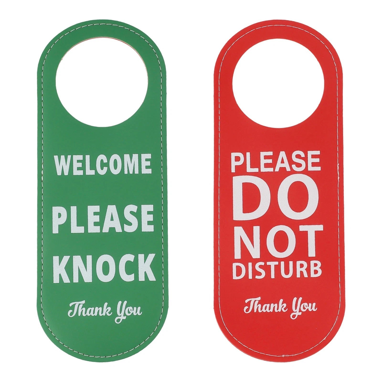 Door Hanger Tag - Do Not Disturb Please Knock Sign for Meeting Room