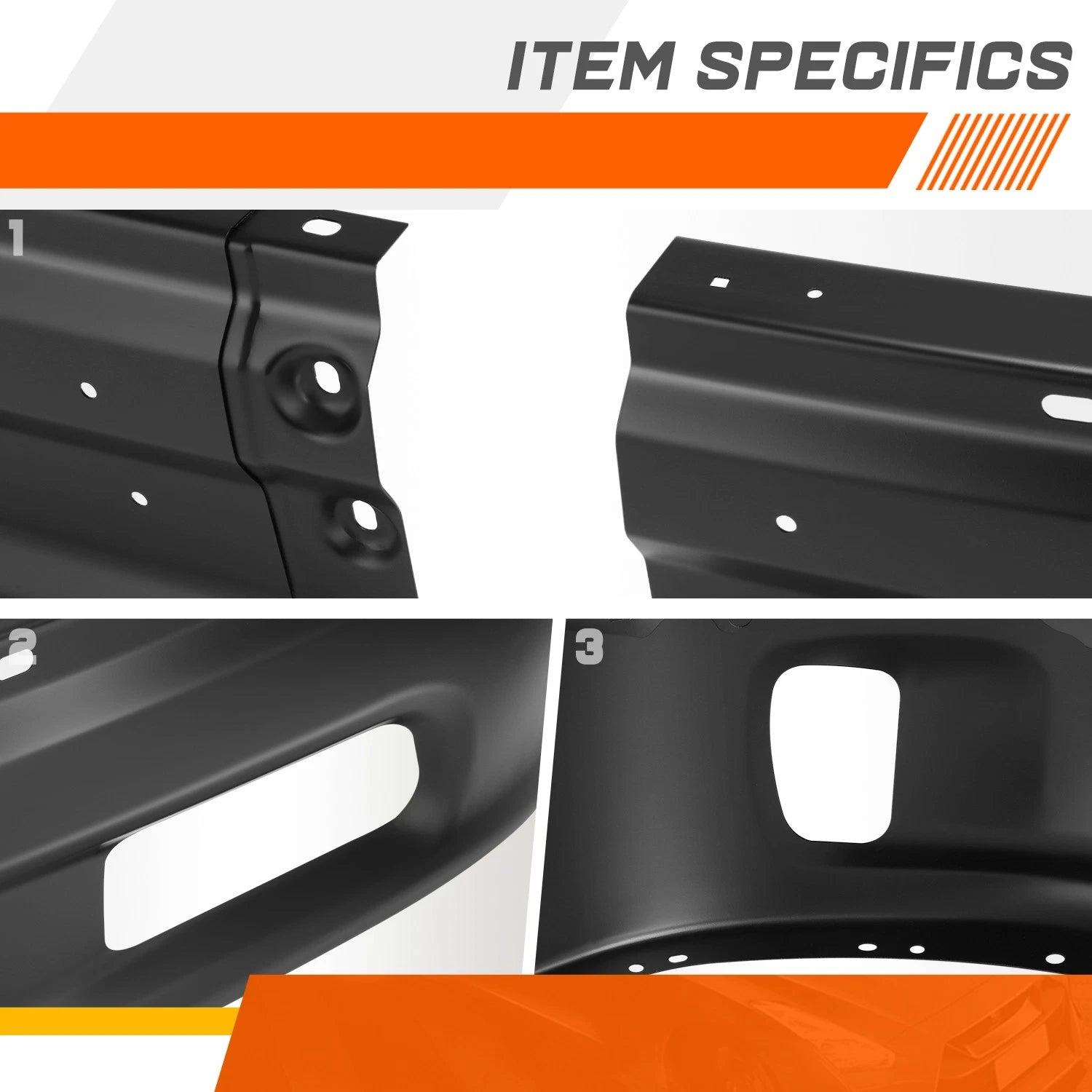 HID Projector Headlight for Ford Edge (2011–2014) Chrome/Amber