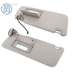 Sunvisor Set for Ram 1500 2500 3500 (2013-2018) Gray Plastic