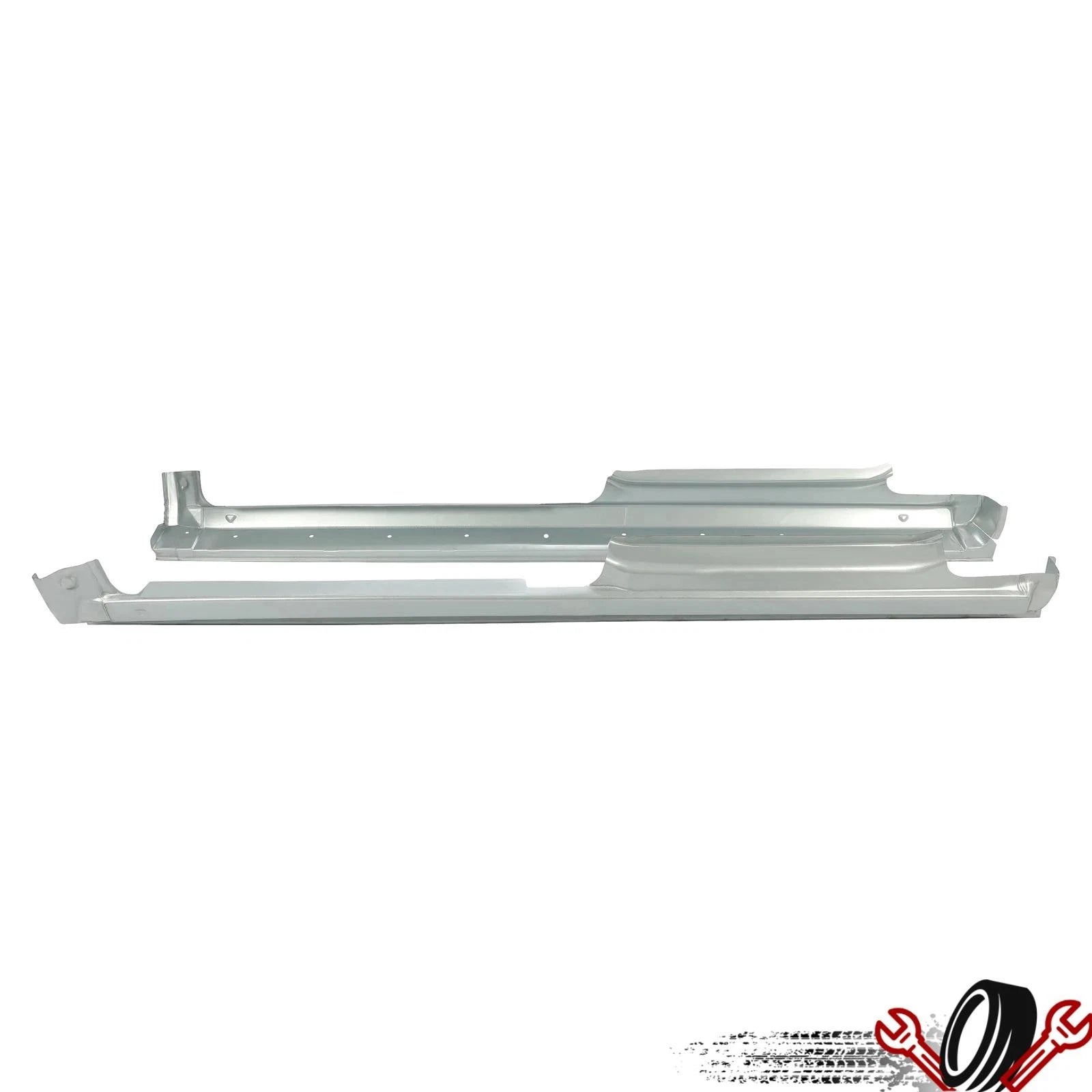 Set of 2 Outer Steel Rocker Panels for Ford Transit Connect (2010–2013)