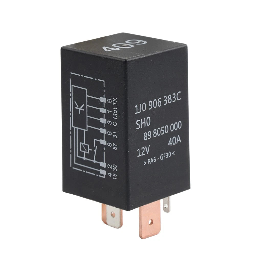 Fuel Pump Relay 12V 7 Pins for Volkswagen Jetta Golf Passat Bora (1999–2005) 1J0906383C