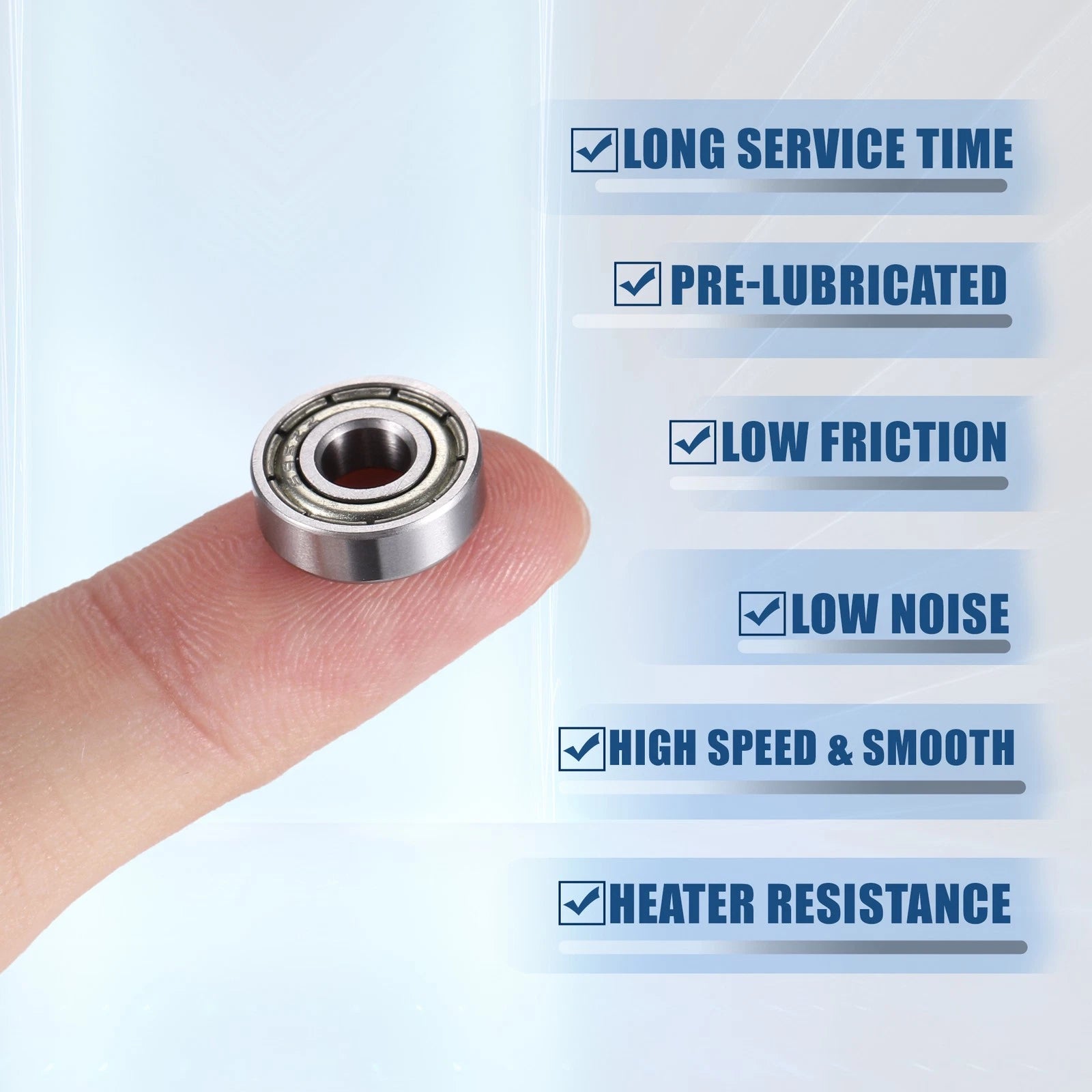 20pcs 695ZZ Deep Groove Ball Bearings for Various Applications 