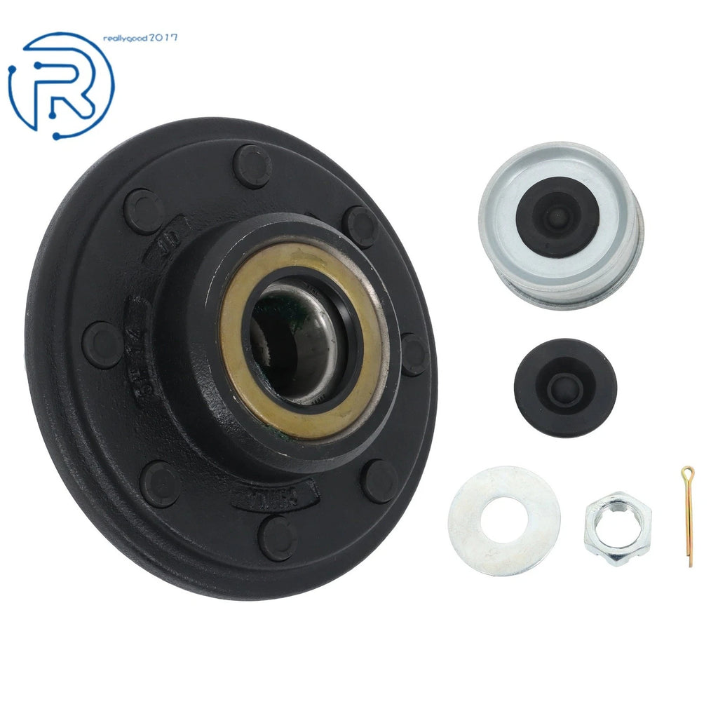 7000 lbs Spindle #42 Trailer Hub Kit 8 on 6.5" Pre-Greased (Fits )