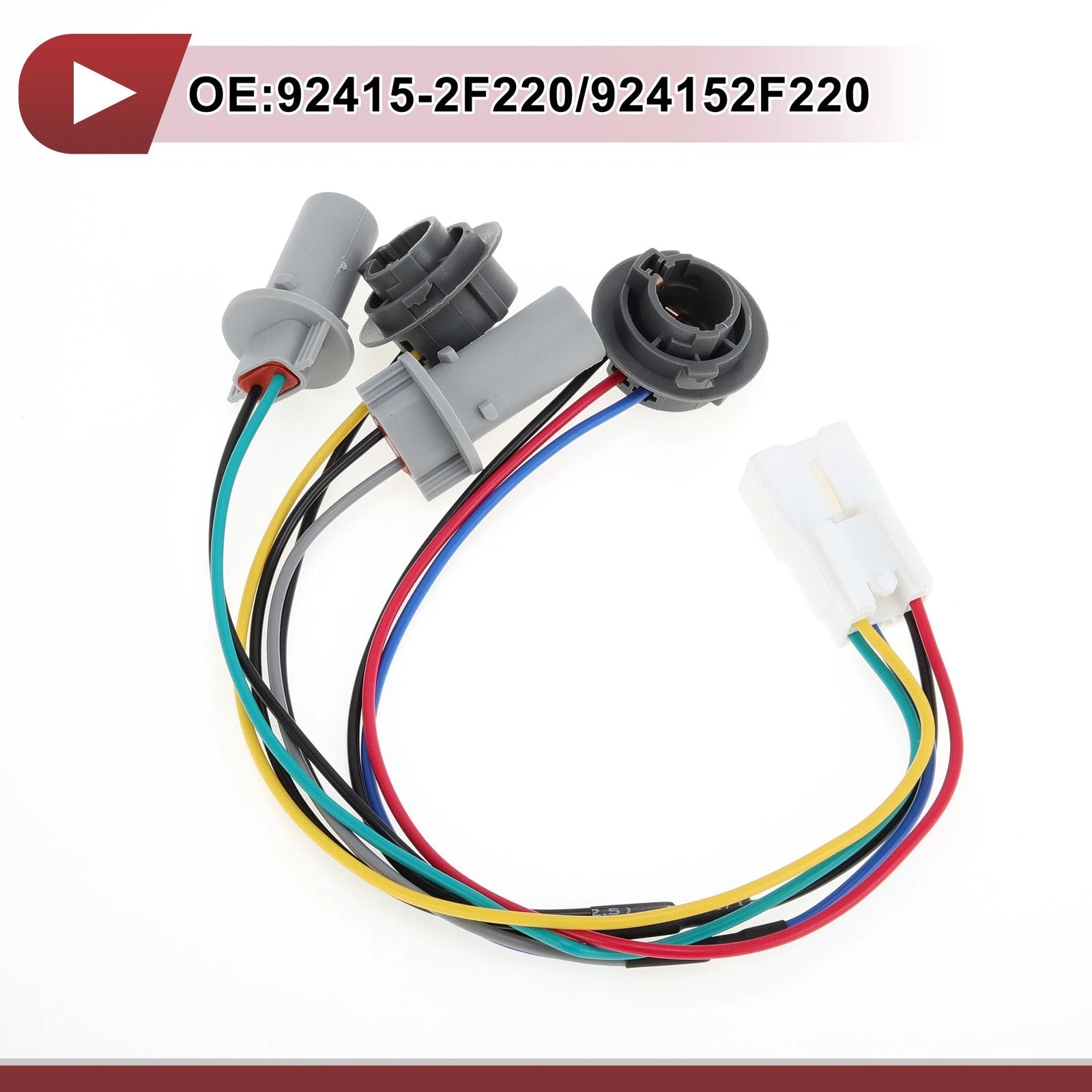 Rear Tail Light Bulb Socket Harness for Kia Spectra SX (2007–2009) No. 92415-2F220