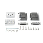 Chrome Tour Trunk Latches for Harley Electra Glide, Street Glide, Road King