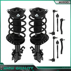 Front Complete Struts Tie Rod Ends Sway Bars Kit for Nissan Sentra (2014–2019)