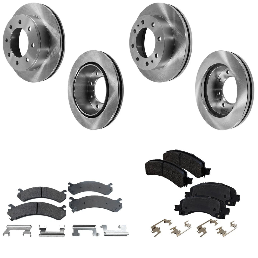 Brake Disc and Pad Kit for Chevrolet Express/Savana 3500 (2004–2017)
