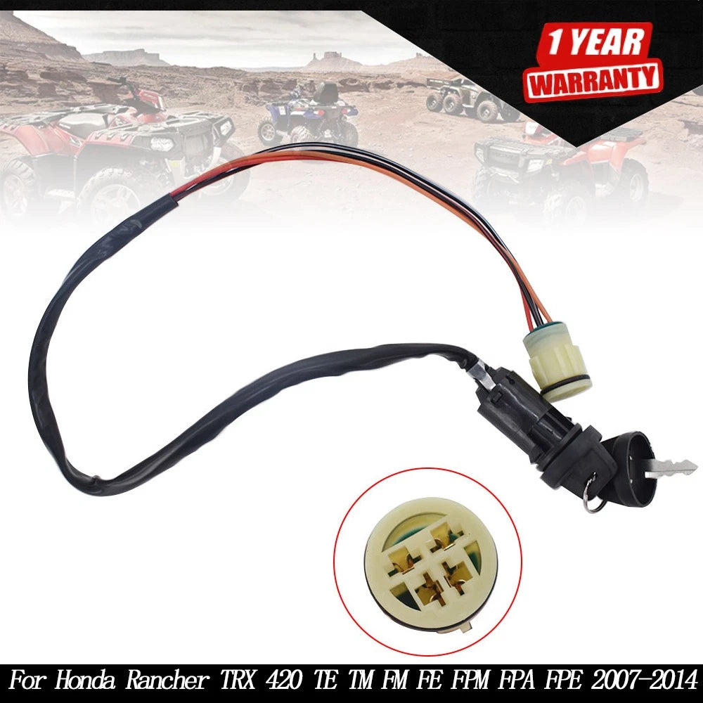 Ignition Switch Key for Honda Rancher TRX 420 (2007â2014)