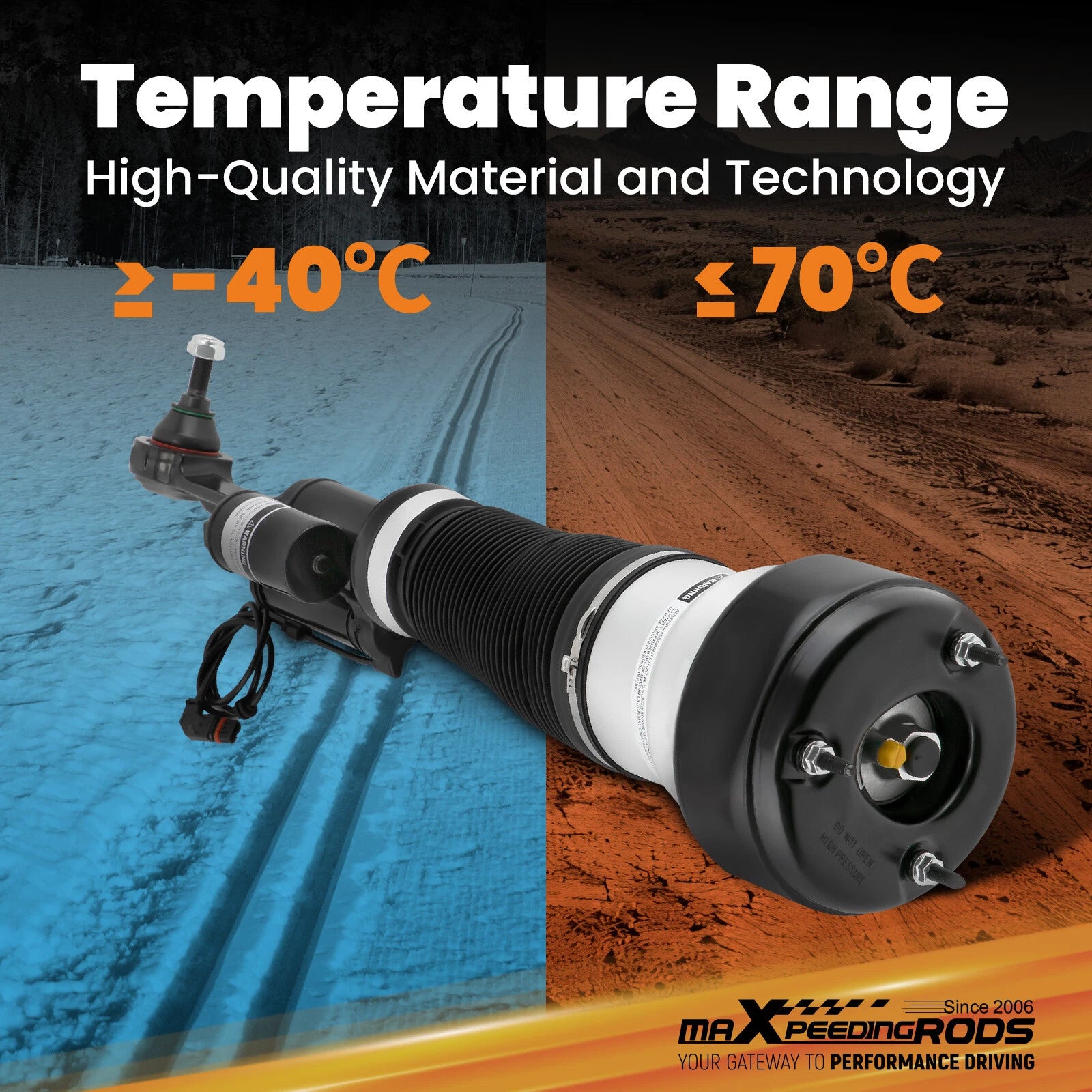 Front Left Air Suspension Strut for Mercedes W221 (2007-2013)
