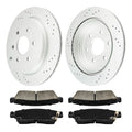 Drilled and Slotted Brake Kit for GMC Acadia and Buick Enclave (2007–2017)