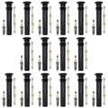 NGK 16 G-Power Platinum Spark Plugs & Denso Coil Boots Kit for Ram 1500 (2002–2023)
