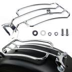 Chrome Rear Solo Seat Luggage Fender Rack for Harley Touring Electra Glide (1998–2008)