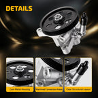 Power Steering Pump with Pulley for Honda Accord 1998–2002, Odyssey 1999–2004