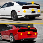Tail Light Overlay Decal for Charger 2011–2014 Smoked Vinyl